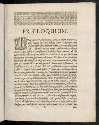 Praeloquium