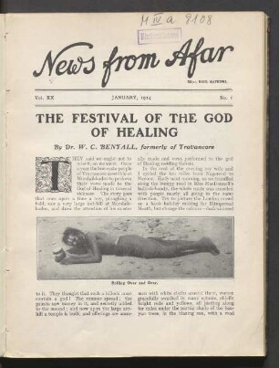 January, 1914 No. 1