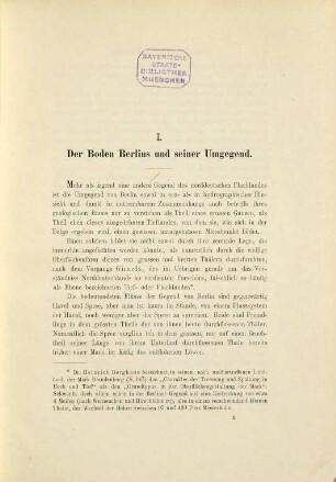Die öffentliche Gesundheits- und Krankenpflege der Stadt Berlin