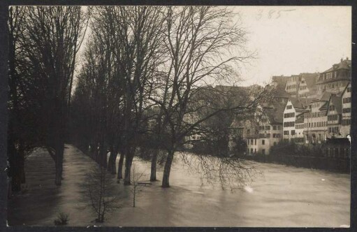 385, (Tübingen, Neckar-Hochwasser im Januar 1910).