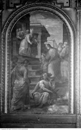 Szenen aus dem Marienleben, Mariae Tempelgang