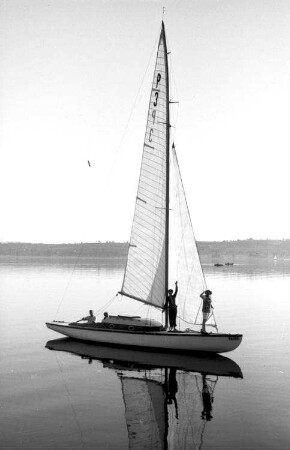 Mettnau: M. und Frau Born auf Segelyacht
