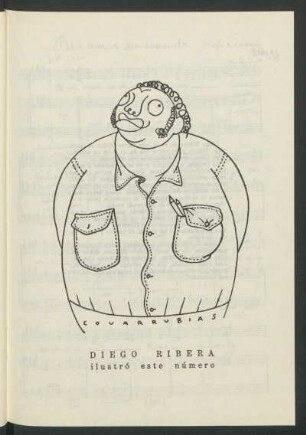 Diego Ribera ilustró este número - [Caricatura]