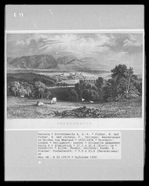 Wanderungen im Norden von England, Band 1 — Bildseite gegenüber Seite 8 — Cockermouth.