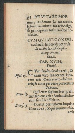 Cum Quibus Consuetudinem habere debeant, & de ratione honeste optimeque conversandi. Cap. XVIII.