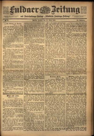 Ausgabe vom Freitag, den 18. März 1898.