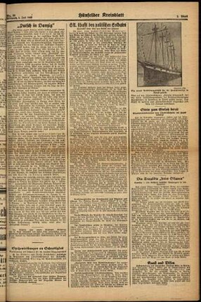 Zweite Ausgabe vom Mittwoch, den 05. Juli 1939.