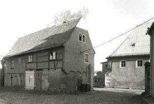 Dresden-Omsewitz, Altomsewitz 18. Bauernhof (1. H. 19. Jh.), ehemalige Remise