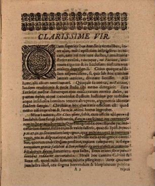 Epistola ad Cl. V. Eusebium Pacianum super Parenaesi ad Theologos Lips. ... missa; in qua V. D. D. Veilii Diss. eccl. hic recusa pro merito simul commendatur