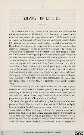 2.Ser. 4.1865/66: Chateau de la Burg