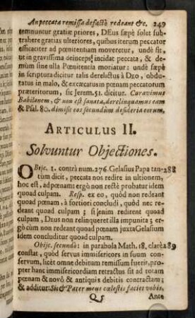 249-255, Articulus II