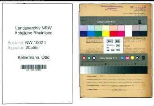 Entnazifizierung Otto Kellermann, geb. 15.01.1886 (Wachmann)