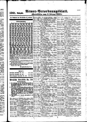 1361.Ausgabe. Samstag, 3. Februar 1917