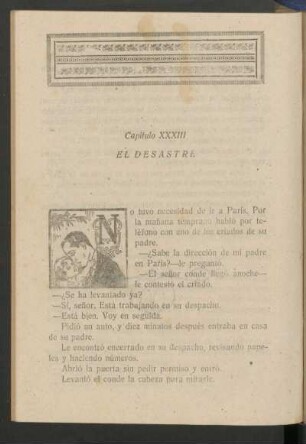 Capítulo XXXIII - El desastre