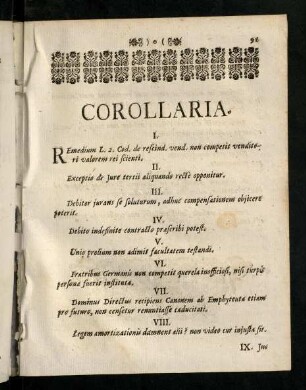 91-92, Corollaria