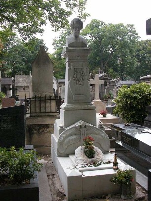 Grab von Heinrich Heine auf dem Montmartre - Friedhof