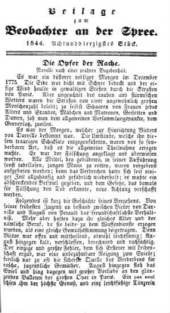 Beilage zum Beobachter an der Spree. 1844. 48. Stueck