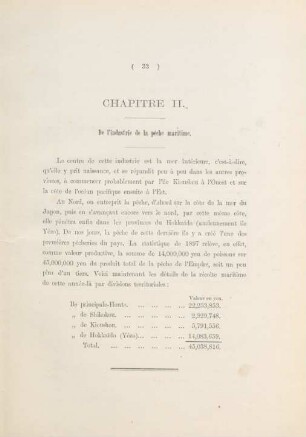 Chapitre II. De l'industrie de la peche maritime