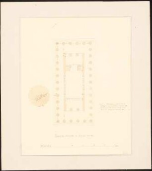 Concordia-Tempel, Agrigent (Girgenti): Grundriss, Detail