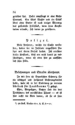Belohnungen und Strafen überhaupt