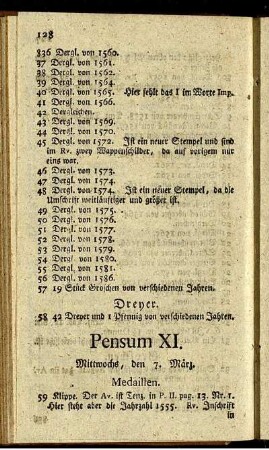 Pensum XI.