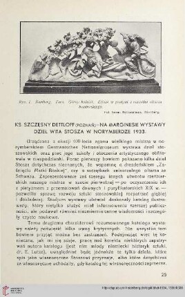 3: Na marginesie wystawy dzieł Wita Stosza w Norymberdze 1933