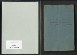 Repertorien (Sammelband) des Archivars Holzmacher