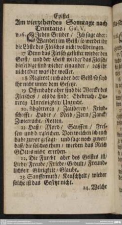 Am vierzehenden Sonntage nach Trinitatis