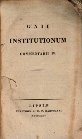 Institutionum commentarii IV.