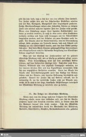 IX. Die Träger der öffentlichen Werbung