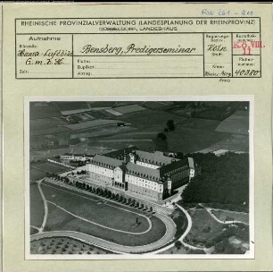 Bensberg, Priesterseminar