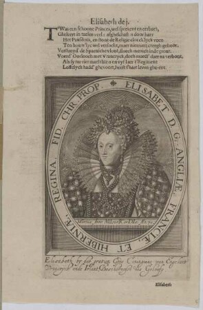 Bildnis der Elisabet I., Königin von England