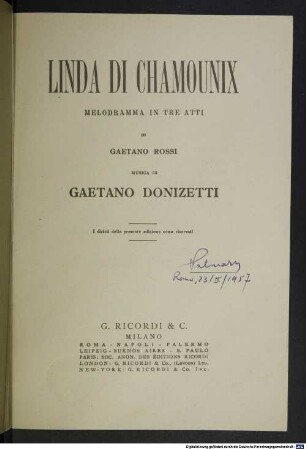 Linda di Chamounix