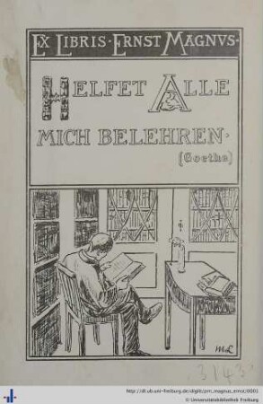 [Provenienz]: Magnus, Ernst