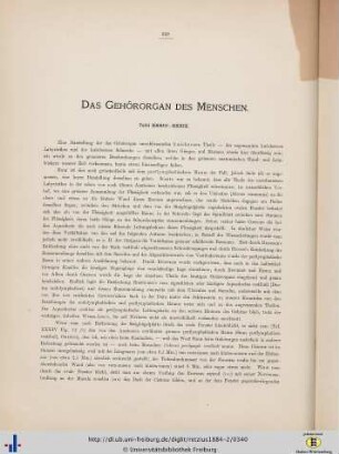 Das Gehörorgan des Menschen.