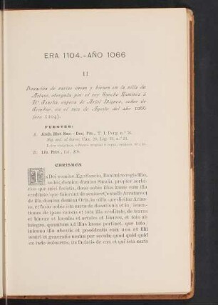 Era 1104. - Año 1066