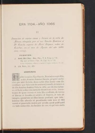 Era 1104. - Año 1066