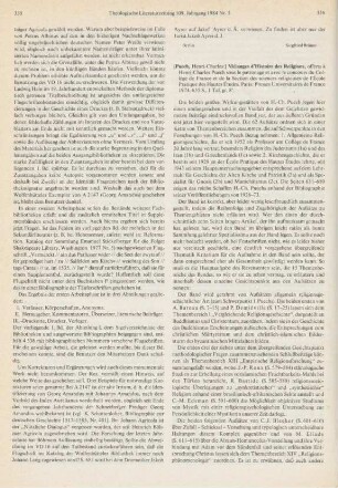336-339 [Rezension] Mélanges d'histoire des religions