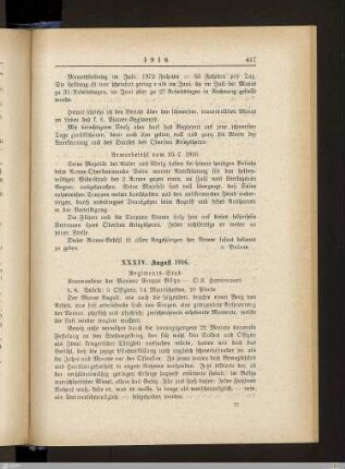 XXXIV. August 1916