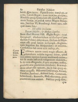 Caput XXIII. Emblemata.