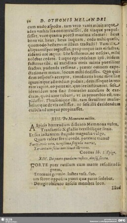 XIII. De Memnone milite