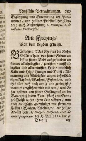 787-792, Am Freytag - Sambstag