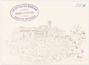 Basilika San Francesco, Assisi: Perspektivische Ansicht