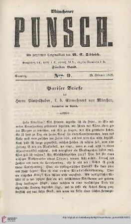 Nro. 9 (29. Februar 1852)