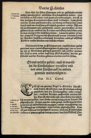 Das XLI. Capitel.