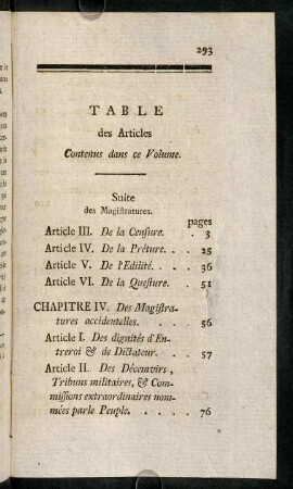 293-297, Table des Articles...