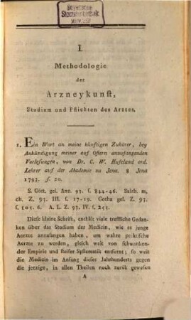 Repertorium der medicinischen Litteratur : des Jahres .... 1793, 1793