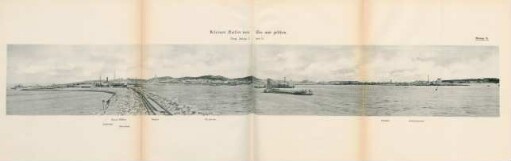 Anlage 8. Kleiner Hafen von See aus gesehen. (Vergl. Anlage 2 und 3.)
