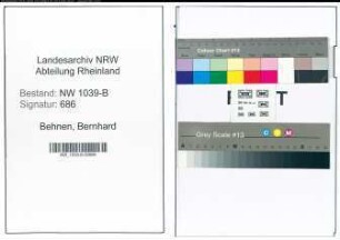 Entnazifizierung Bernhard Behnen , geb. 15.04.1891 (Schneider)