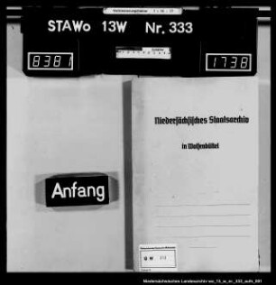 Steuerrolle der vom 01.01. bis 31.12.1808 zu zahlenden Contribution von den exemten Besitzungen des Districts Braunschweig 2. Hälfte 1808